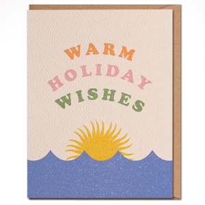 Daydream Prints Warm Holiday Wishes Christmas Card