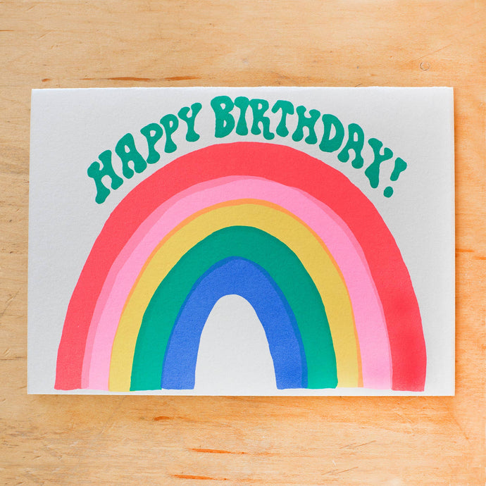 Alphabet Studios Birthday Rainbow Greeeting Card
