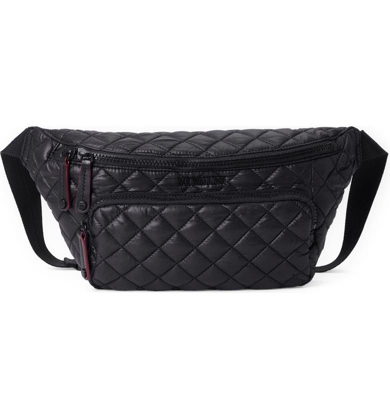 MZ Wallace Metro Belt Bag - Quilted Black