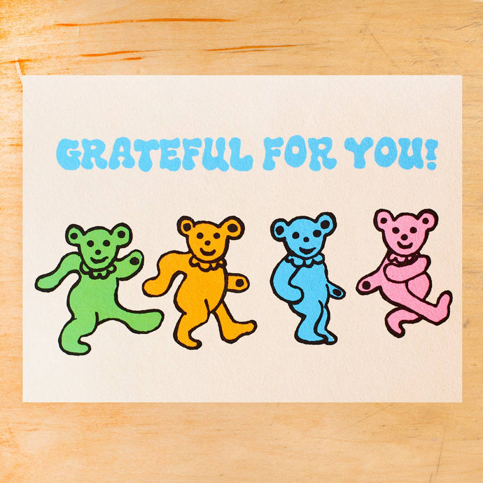 Alphabet Studios Grateful For You Greeting Card