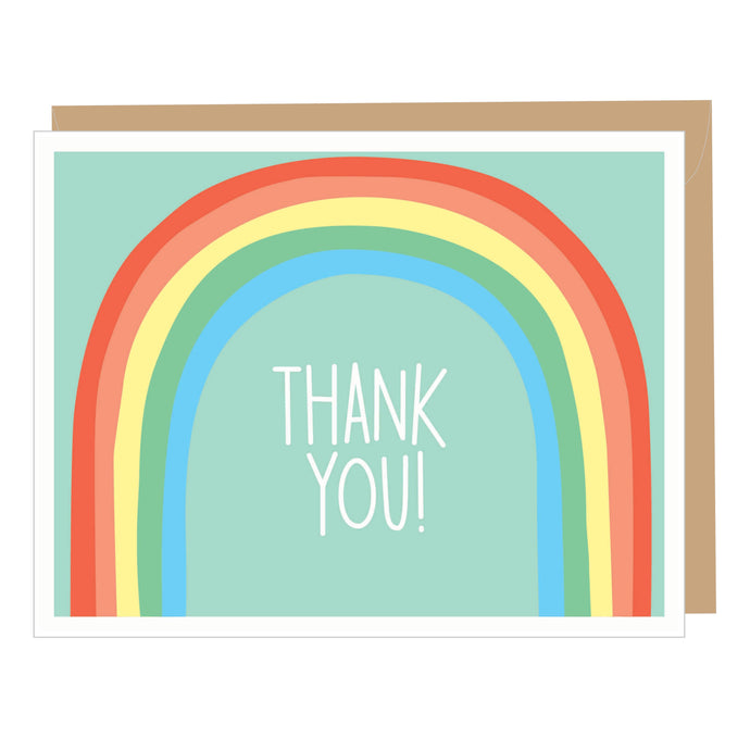 Apartment 2 Cards Rainbow Thank You Note Card