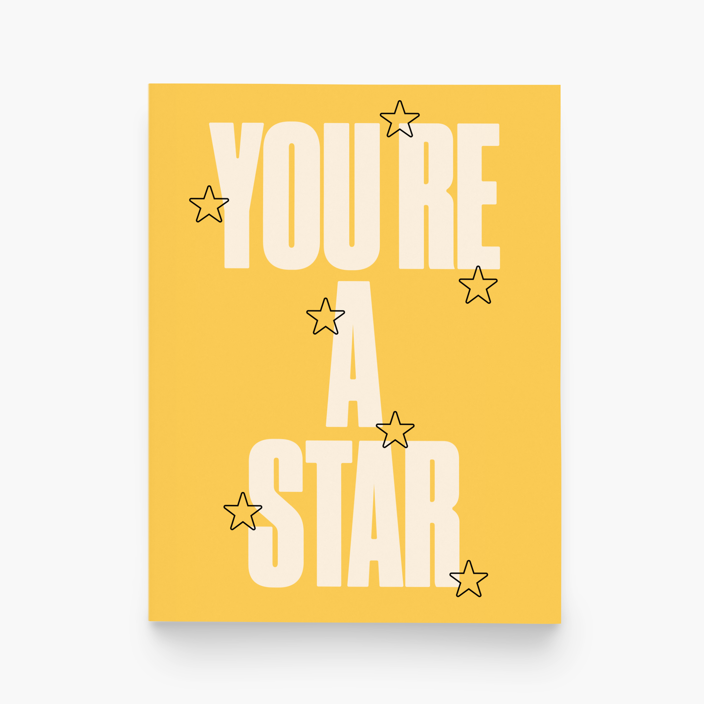 paper&stuff You're A Star Greeting Card
