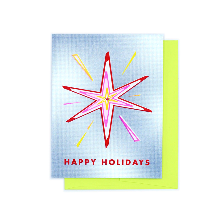 Next Chapter Studio Happy Holidays Star Greeting Card