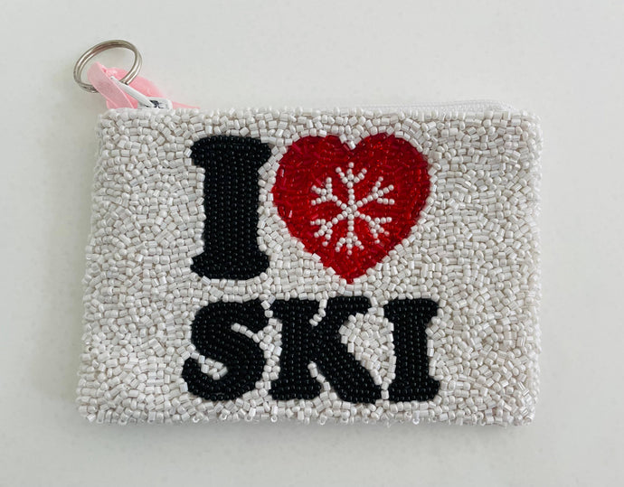 Tiana Designs Beaded Coin Purse - Ski