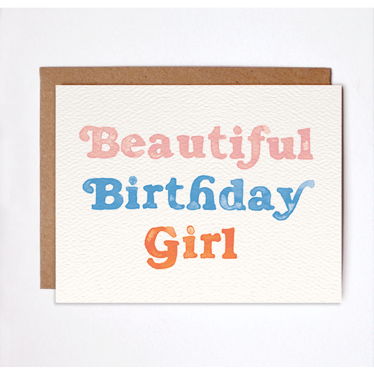 Daydream Prints Beautiful Birthday Girl
