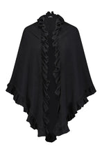 Load image into Gallery viewer, Minnie Rose Cotton/Cashmere Ruffle Shawl - 4 Colors