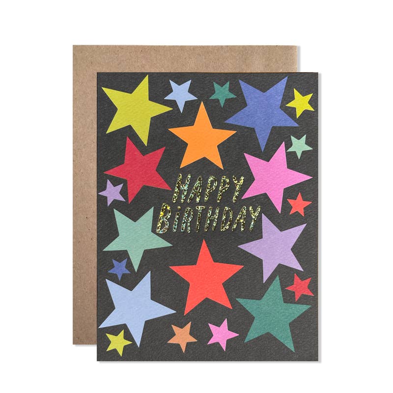 Hartland Cards Happy Birthday Stars