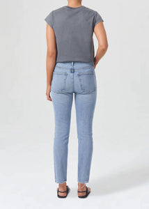 AGOLDE Willow Mid Rise Slim Crop (Stretch) - Torch