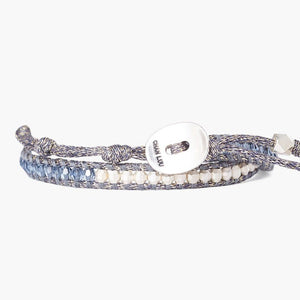 Chan Luu Double Wrap Bracelet - Denim Blue