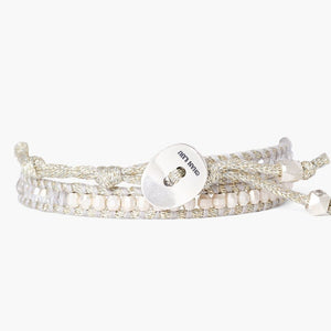 Chan Luu Double Wrap Bracelet - Silver Shade