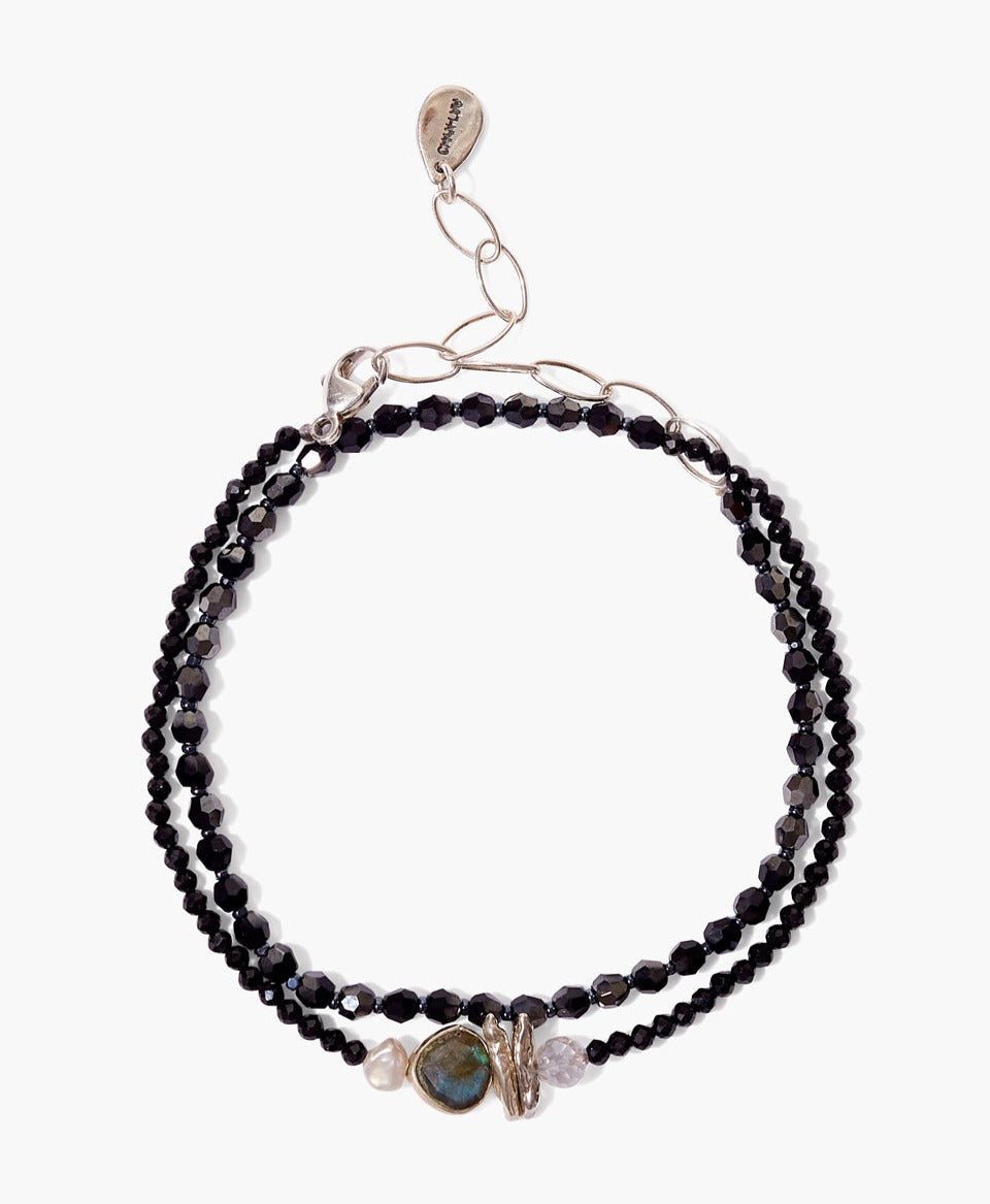 Chan Luu Double Wrap Clasp Bracelet - Black Mix – Luck Lafayette