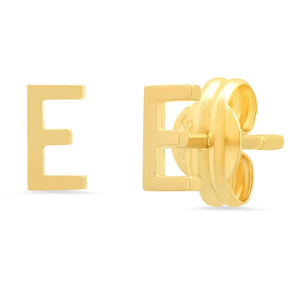 Tai Fine 14K Gold Letter Initial Stud - A to Z