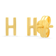 Load image into Gallery viewer, Tai Fine 14K Gold Letter Initial Stud - A to Z