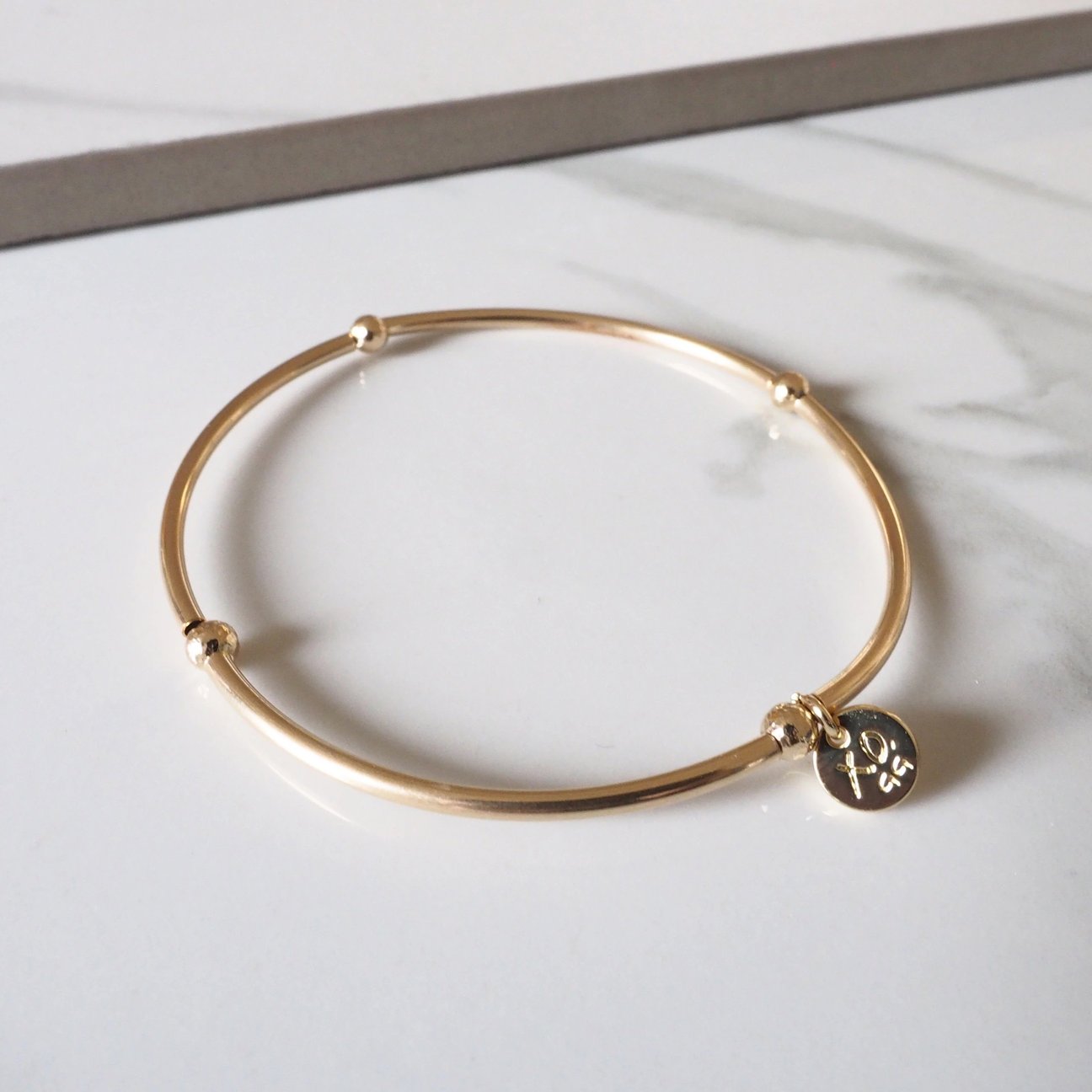 GOLD 'I LOVE YOU' BRACELET