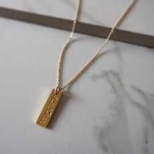 Load image into Gallery viewer, Love You More The Love U More Bar Necklace