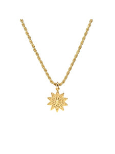 Dogeared Love & Light Sunnystar Necklace - 14K Gold Dipped