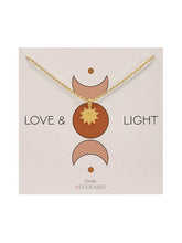 Load image into Gallery viewer, Dogeared Love &amp; Light Sunnystar Necklace - 14K Gold Dipped