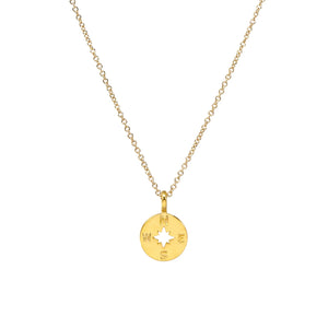Dogeared Trust in Your Journey Compass Necklace - 2 Colors