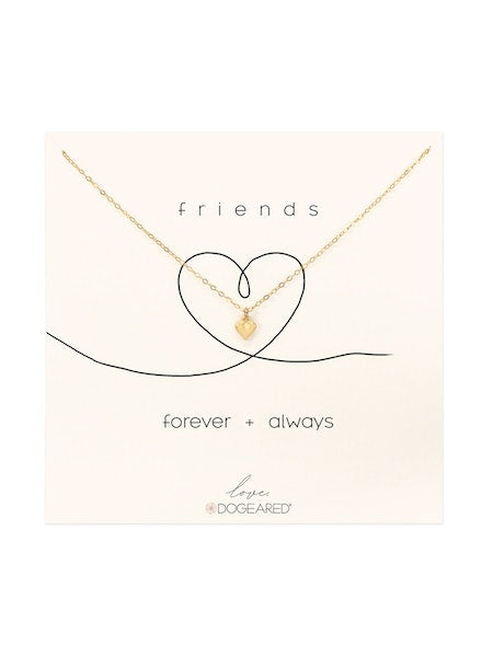 Dogeared Friends Forever Baby Heart Necklace - 2 Colors