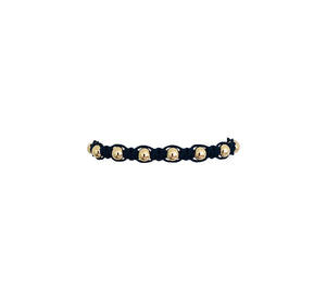 Karen Lazar Macrame Bracelet with Yellow Gold Filled Beads - 10 Colors