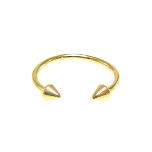 Tai Simple Open Spike Ring - 2 Colors