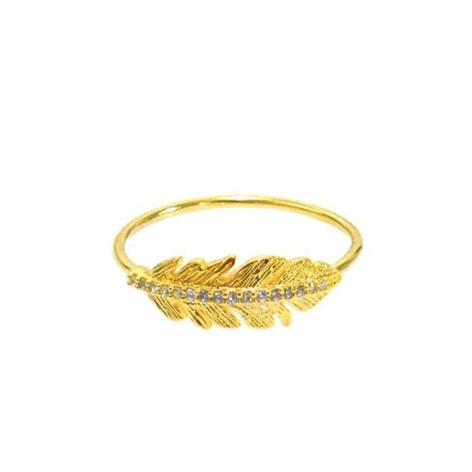 Tai Feather Ring - Gold