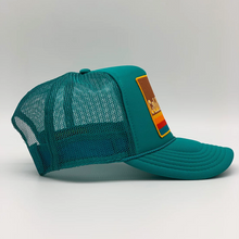 Load image into Gallery viewer, Port Sandz California Love Trucker Hat - Turquoise