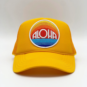 Port Sandz Aloha Trucker Hat - Canary