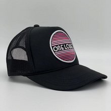 Load image into Gallery viewer, Port Sandz One Love Trucker Hat - Midnight Black