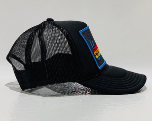 Port Sandz Peace Trucker Hat - Black