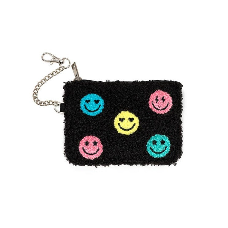 Living Royal Black Smile Key Chain Pouch