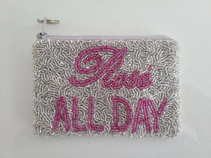 Tiana Designs Beaded Coin Purse - Rose ALL DAY