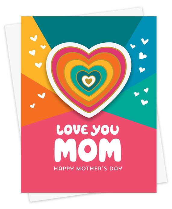 Night Owl Paper Goods Radiant Mom Sticker Mother's Day Card