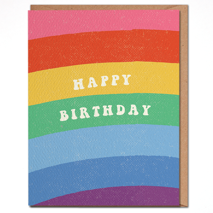 Daydream Prints Rainbow Happy Birthday Card