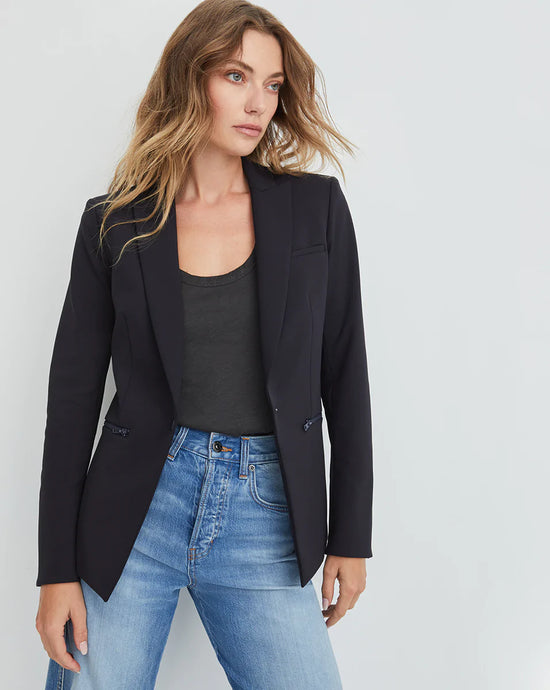 Veronica Beard Iconic Scuba Dickey Jacket - Navy