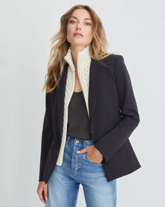 Veronica Beard Iconic Scuba Dickey Jacket - Navy