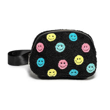 Load image into Gallery viewer, Living Royal Black Smile Belt Bag