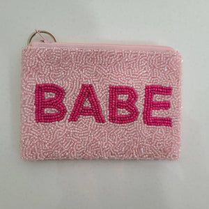 Tiana Designs Beaded Coin Purse - Pink Babe