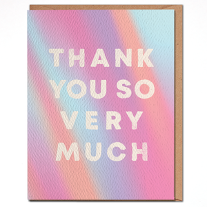 Daydream Prints Thank You Colorful Card