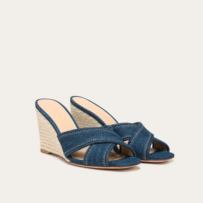 Veronica Beard Edna Sandal - Blue