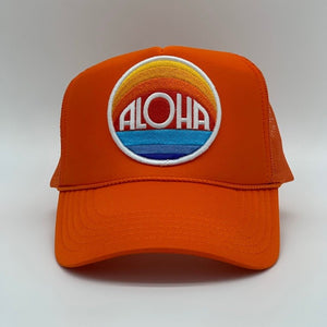 Port Sandz Aloha Trucker Hat - Orange