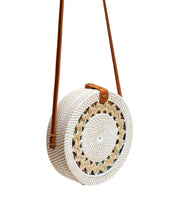 Load image into Gallery viewer, JELAVU Ata Braid Crossbody Bag - White