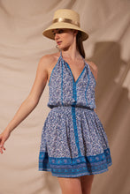 Load image into Gallery viewer, Poupette St. Barth Mini Dress Carine - Blue Mistral
