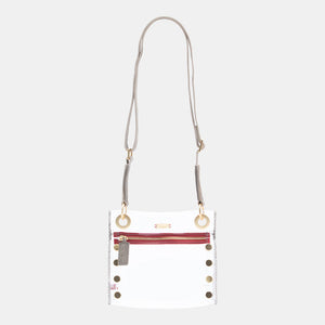 Hammitt Tony Small Clear - Clear Pewter/Brushed Gold Red Zip