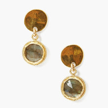 Load image into Gallery viewer, Chan Luu Single Drop Earrings - Gold Labradorite