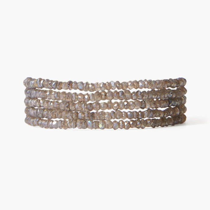 Chan Luu Naked Wrap Bracelet - Mystic Labradorite