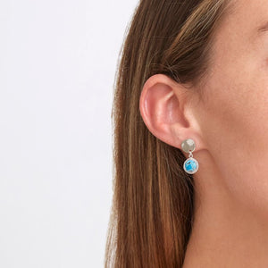 Chan Luu Single Drop Earrings - Turquoise