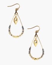 Load image into Gallery viewer, Chan Luu Chandelier Beaded Earrings - Gold Mix