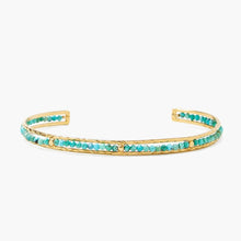 Load image into Gallery viewer, Chan Luu Sedona Bracelet - Gold/Turquoise