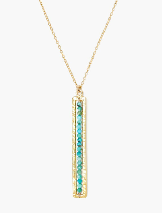 Chan Luu Sedona Necklace - Turquoise & Gold